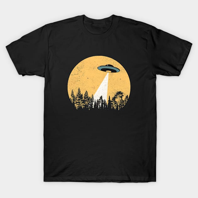 Space Ship UFO T-Shirt by Andreeastore  